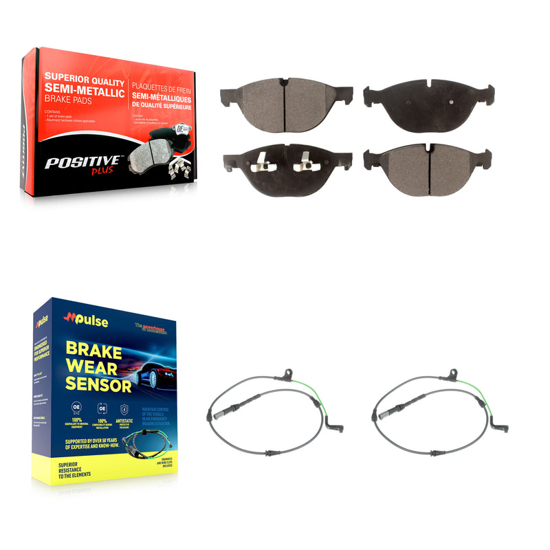 Positive Plus KPW-100767 Disc Brake Pad for 2008-2010 BMW X6 - Front