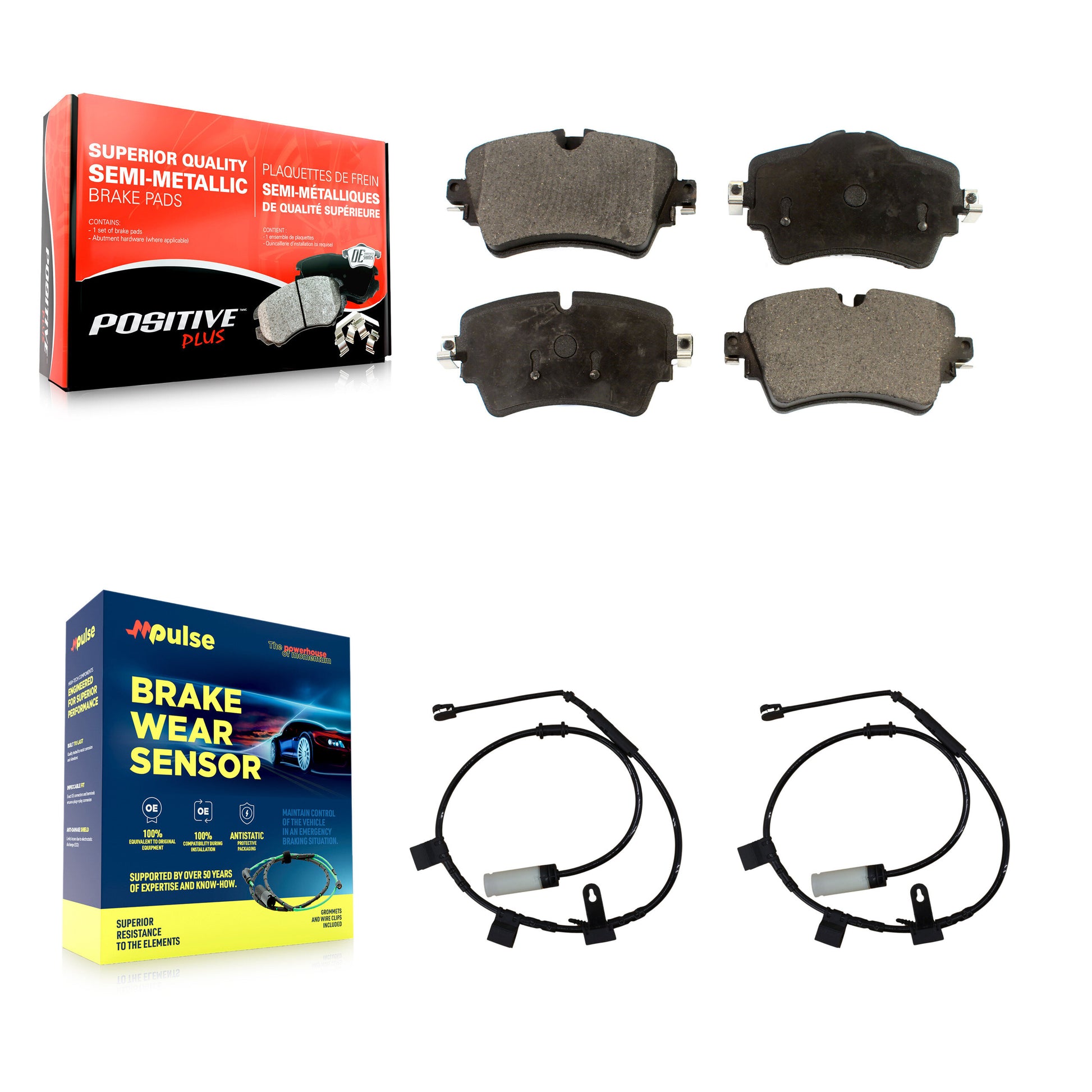 Positive Plus KPW-100771 Disc Brake Pad for 2015 Mini Cooper - Front