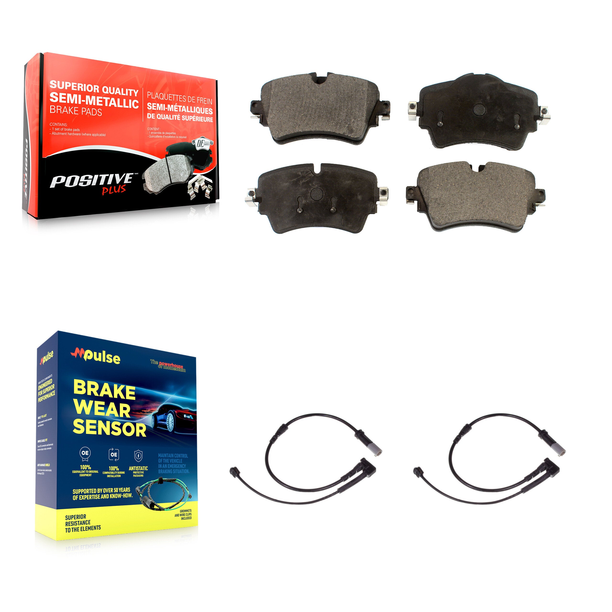Positive Plus KPW-100776 Disc Brake Pad for 2015-2020 Mini Cooper - Front