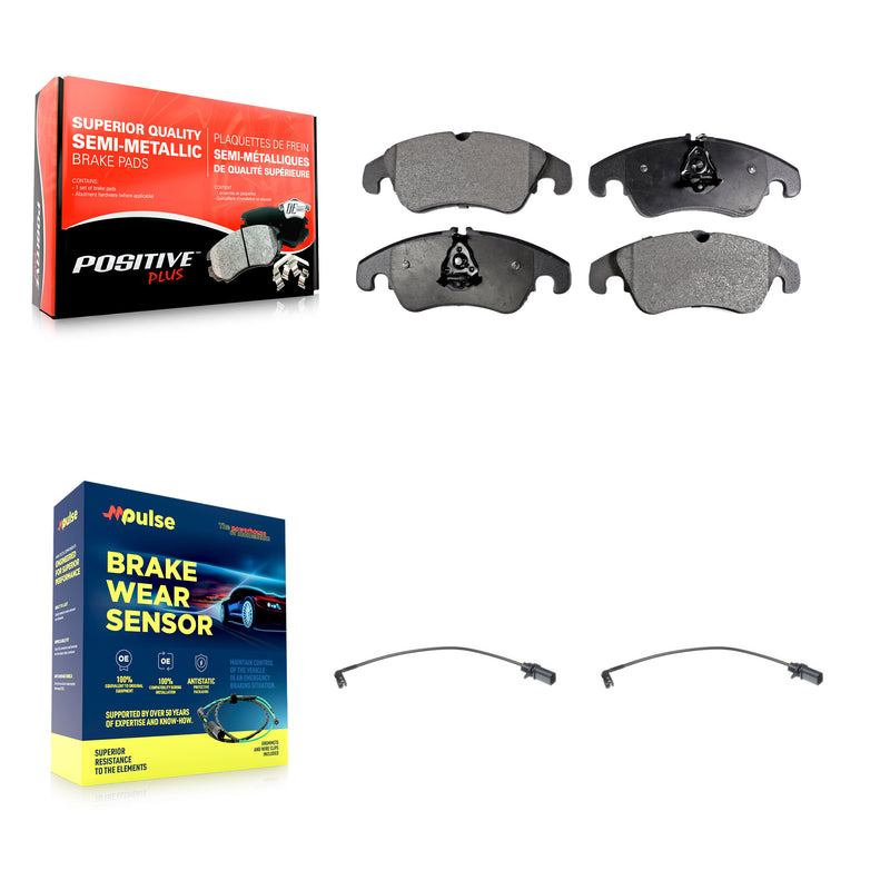 Positive Plus KPW-100795 Disc Brake Pad for 2008-2017 Audi A5 Quattro, Audi S5 and More - Front