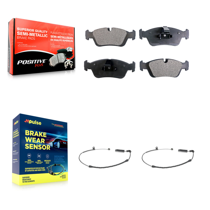 Positive Plus KPW-100806 Disc Brake Pad for 1999-2008 BMW Z4, BMW 320i and More - Front