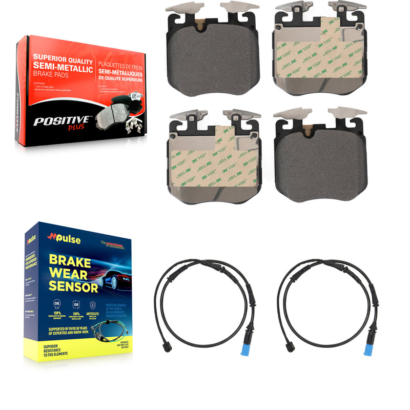 Positive Plus KPW-100808 Disc Brake Pad for 2019-2021 BMW X5, BMW X6, BMW X7 - Front