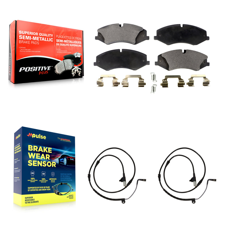 Positive Plus KPW-100824 Disc Brake Pad for 2010-2013 Land Rover Range Rover Sport - Front