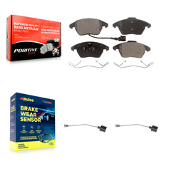 Positive Plus KPW-100852 Disc Brake Pad for 2013-2018 Volkswagen Jetta, Volkswagen Golf and More - Front