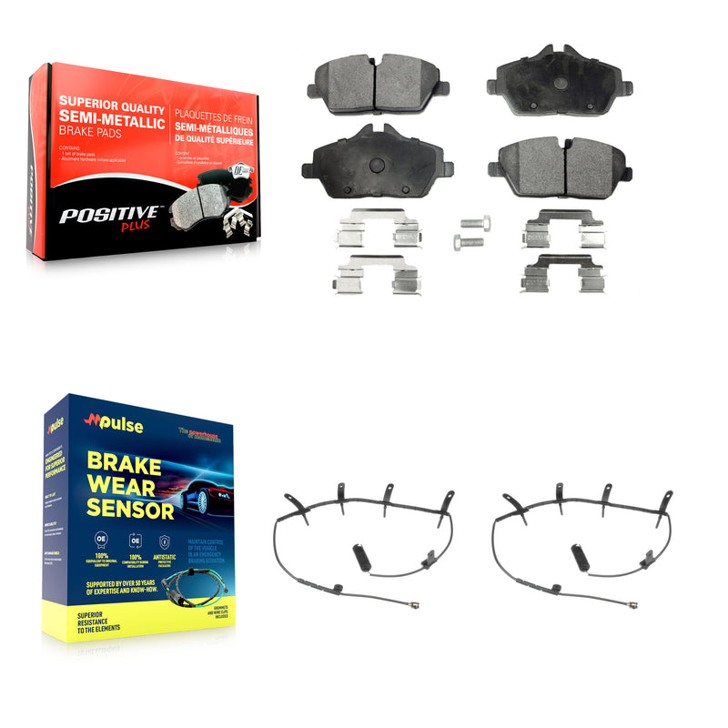 Positive Plus KPW-100875 Disc Brake Pad for 2007-2008 Mini Cooper - Front