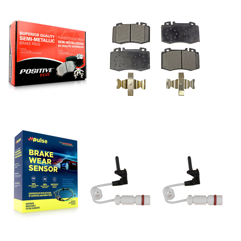 Positive Plus KPW-100918 Disc Brake Pad for 2000-2005 Mercedes-Benz ML500, Mercedes-Benz ML55 AMG, Mercedes-Benz ML430 - Front