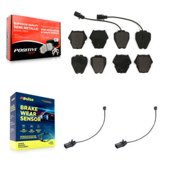 Positive Plus KPW-100927 Disc Brake Pad for 2002-2004 Volkswagen Passat - Front