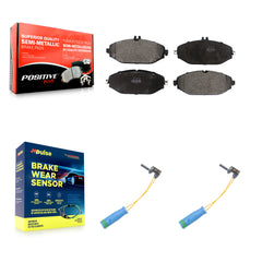 Positive Plus KPW-100937 Disc Brake Pad for 2015-2021 Mercedes-Benz C300 - Front