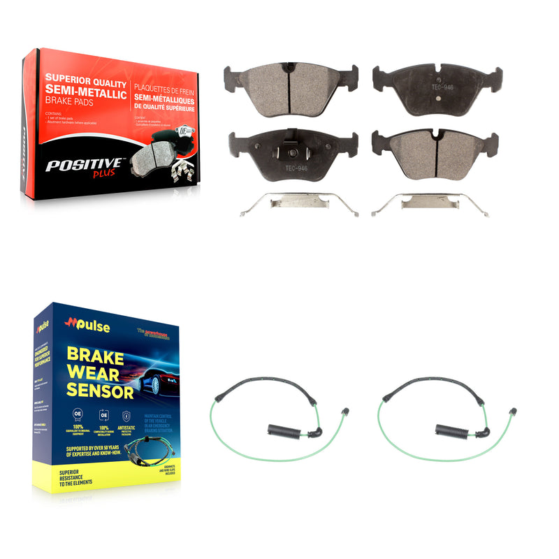 Positive Plus KPW-100954 Disc Brake Pad for 2001-2006 BMW M3, BMW 330Ci and More - Front
