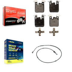 Positive Plus KPW-100993 Disc Brake Pad for 2012-2021 BMW 230i, BMW 230i xDrive and More - Rear