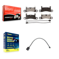 Positive Plus KPW-100999 Disc Brake Pad for 2011-2018 Porsche Cayenne - Rear