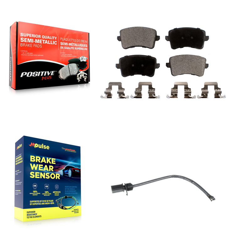 Positive Plus KPW-101000 Disc Brake Pad for 2015 Audi Q5 - Rear