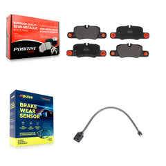Positive Plus KPW-101029 Disc Brake Pad for 2012-2016 Porsche Panamera - Rear