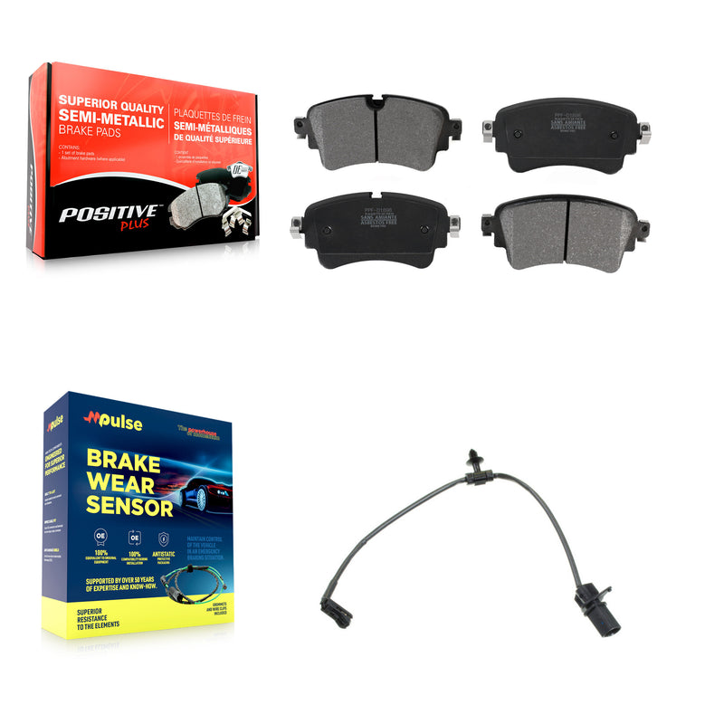 Positive Plus KPW-101057 Disc Brake Pad for 2017-2021 Audi RS5, Audi RS5 Sportback and More - Rear