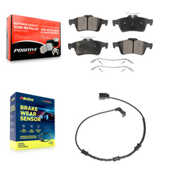 Positive Plus KPW-101063 Disc Brake Pad for 2009-2015 Jaguar XF, Jaguar XJ and More - Rear