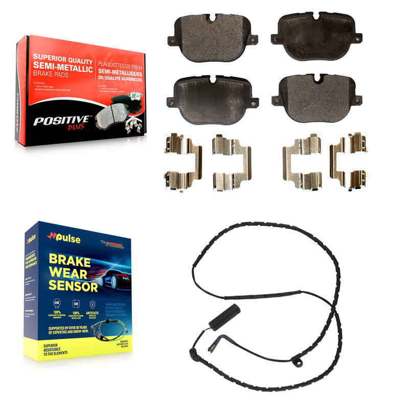 Positive Plus KPW-101072 Disc Brake Pad for 2010-2012 Land Rover Range Rover - Rear