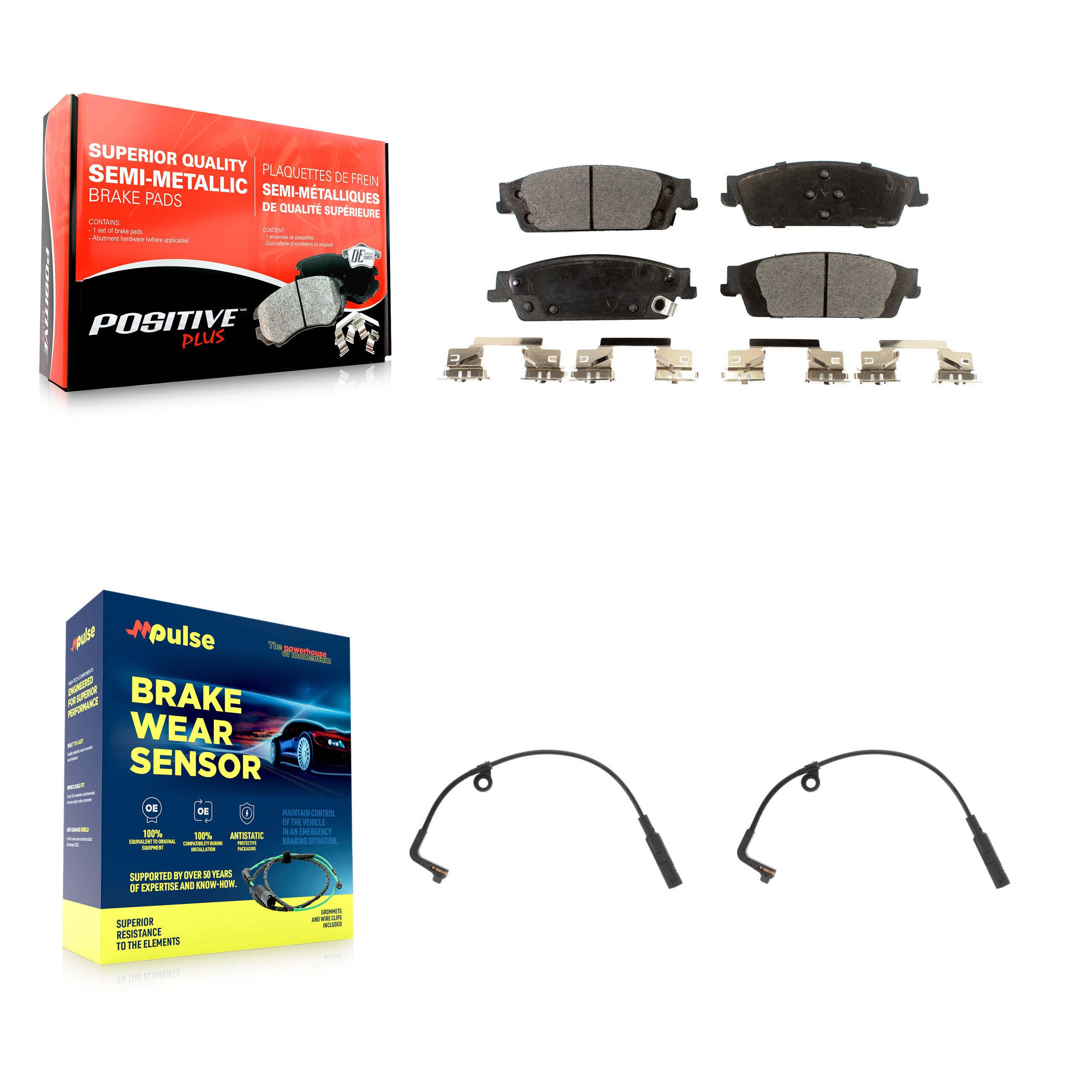 Positive Plus KPW-101120 Disc Brake Pad for 2019 Chevrolet Silverado 1500 - Rear