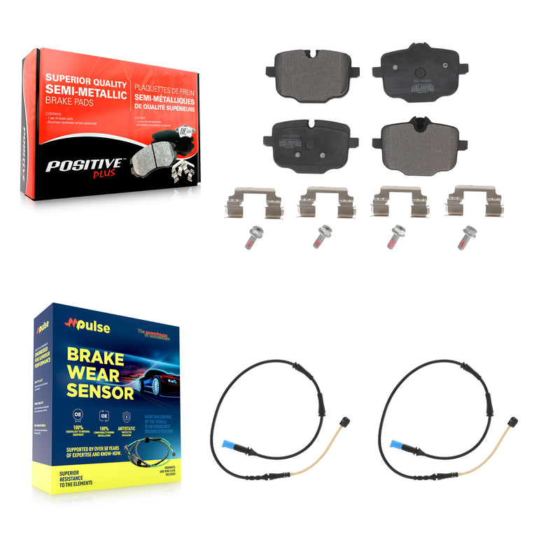 Positive Plus KPW-101124 Disc Brake Pad for 2019-2024 BMW X4 - Rear