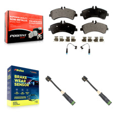 Positive Plus KPW-101146 Disc Brake Pad for 2010-2018 Freightliner Sprinter 3500XD, Mercedes-Benz Sprinter 3500, Mercedes-Benz Sprinter 3500XD - Rear