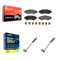 Positive Plus KPW-101174 Disc Brake Pad for 2019-2024 Mercedes-Benz Sprinter 1500, Mercedes-Benz Sprinter 2500 - Rear