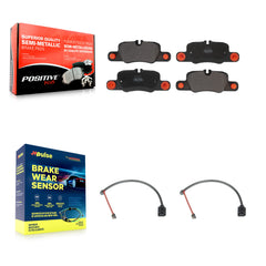 Positive Plus KPW-101182 Disc Brake Pad for 2019 Porsche 911 - Rear