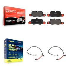 Positive Plus KPW-101185 Disc Brake Pad for 2013 Porsche 911 - Rear