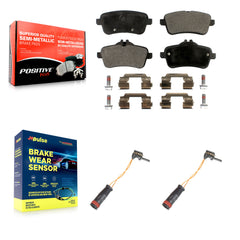 Positive Plus KPW-101188 Disc Brake Pad for 2012-2020 Mercedes-Benz GLE400, Mercedes-Benz GLE43 AMG and More - Rear