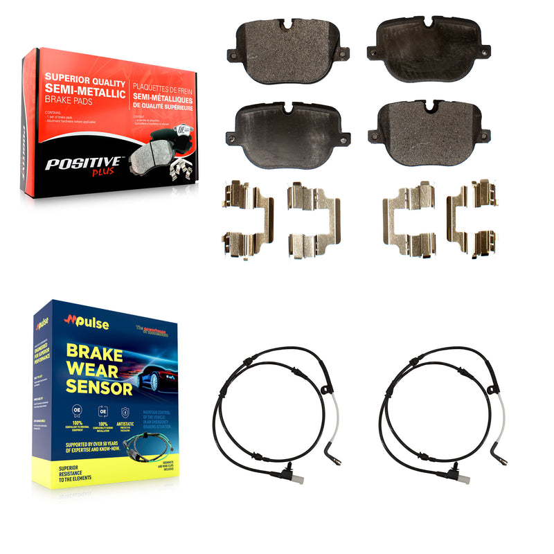Positive Plus KPW-101231 Disc Brake Pad for 2010-2013 Land Rover Range Rover Sport - Rear