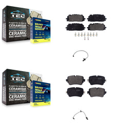 Positive Plus KPW-101243 Disc Brake Pad for 2019-2020 Audi A8 Quattro, Audi Q7, Audi Q8 - Front and Rear