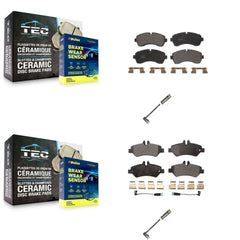Positive Plus KPW-101247 Disc Brake Pad for 2011-2014 Freightliner Sprinter 3500 - Front and Rear