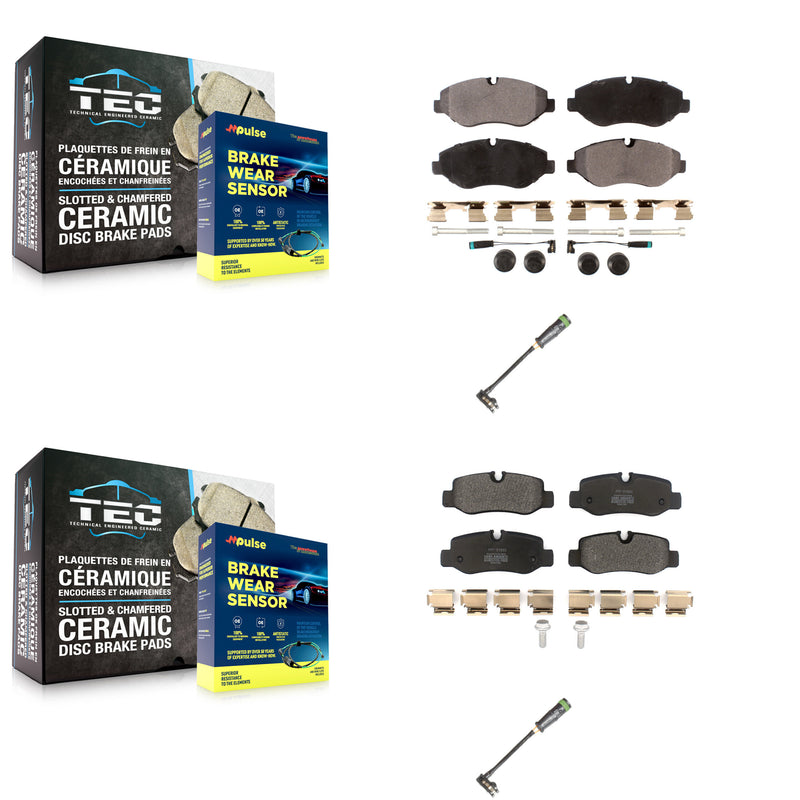 Positive Plus KPW-101253 Disc Brake Pad for 2016-2021 Mercedes-Benz Metris - Front and Rear