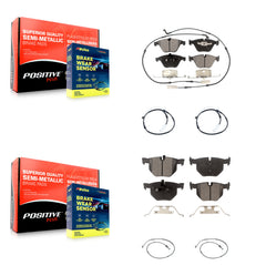 Positive Plus KPW-101259 Disc Brake Pad for 2011-2013 BMW 335i xDrive - Front and Rear