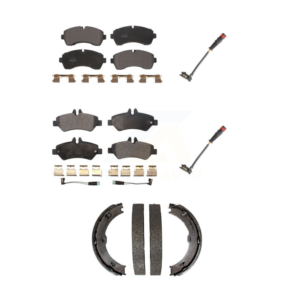 Positive Plus KPW-101281 Disc Brake Pad for 2009 Dodge Sprinter 3500 - Front and Rear