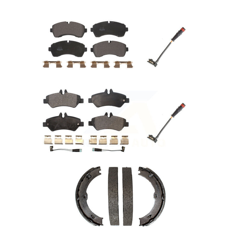 Positive Plus KPW-101281 Disc Brake Pad for 2009 Dodge Sprinter 3500 - Front and Rear