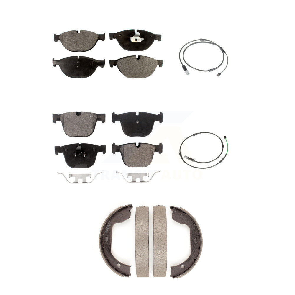 Positive Plus KPW-101288 Disc Brake Pad for 2013-2016 BMW 535i GT, BMW 535i GT xDrive, BMW 550i GT xDrive - Front and Rear