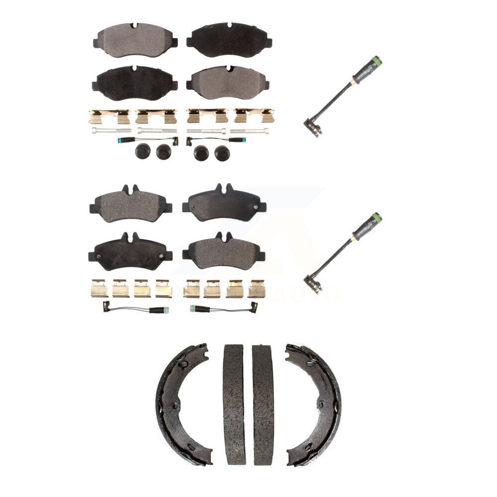 Positive Plus KPW-101291 Disc Brake Pad for 2010-2018 Freightliner Sprinter 2500 - Front and Rear