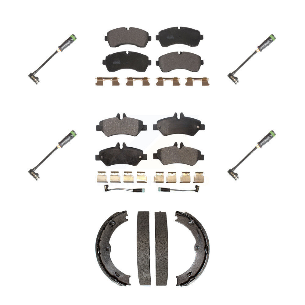 Positive Plus KPW-101297 Disc Brake Pad for 2011-2014 Freightliner Sprinter 3500 - Front and Rear