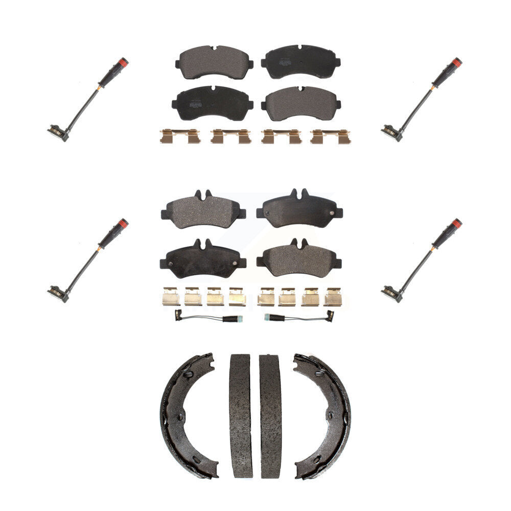 Positive Plus KPW-101299 Disc Brake Pad for 2009 Dodge Sprinter 3500 - Front and Rear