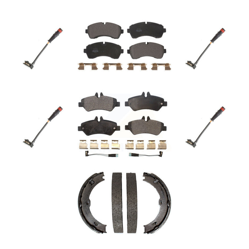 Positive Plus KPW-101299 Disc Brake Pad for 2009 Dodge Sprinter 3500 - Front and Rear