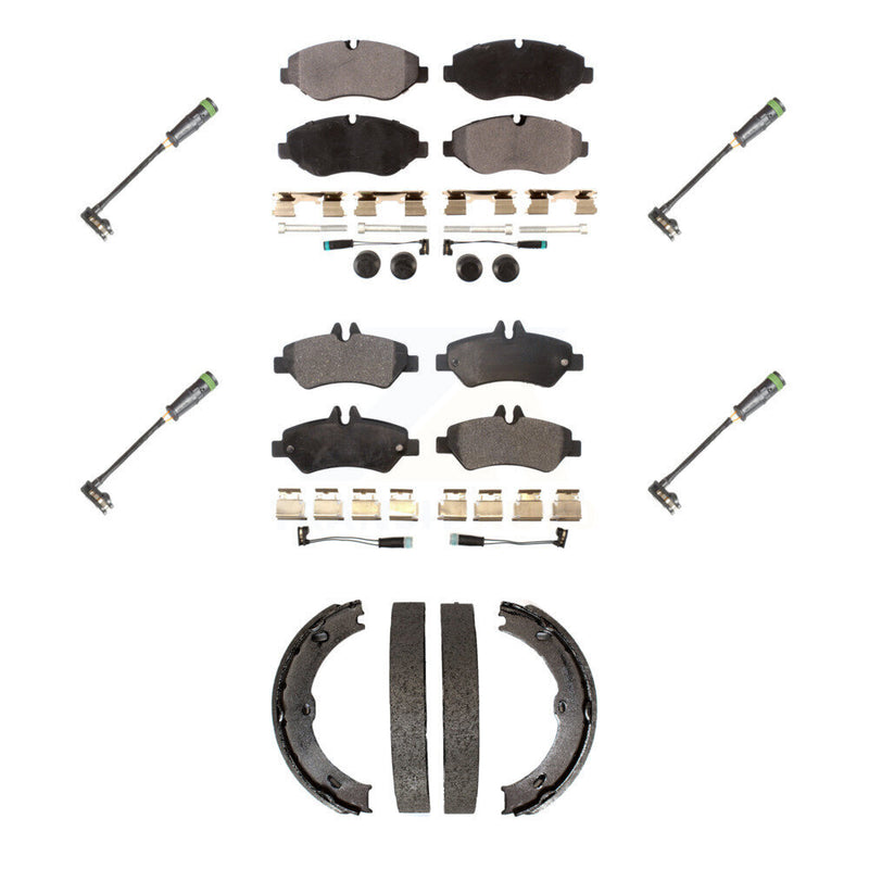 Positive Plus KPW-101303 Disc Brake Pad for 2010-2018 Freightliner Sprinter 2500 - Front and Rear
