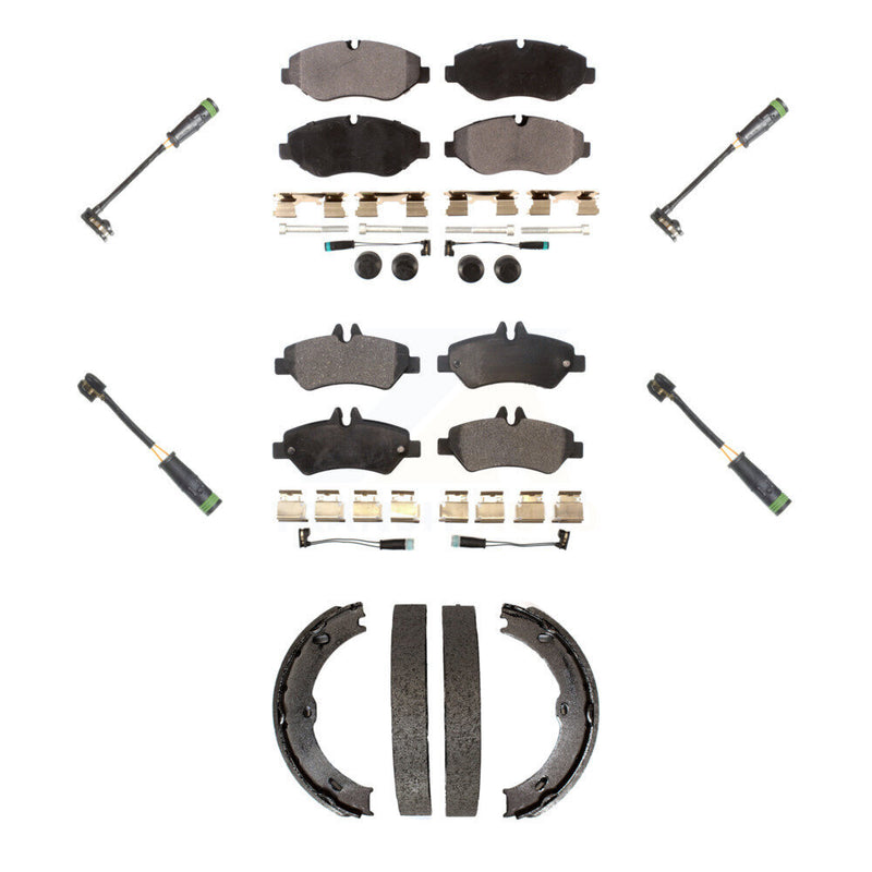Positive Plus KPW-101304 Disc Brake Pad for 2007-2009 Freightliner Sprinter 2500 - Front and Rear
