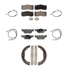 Positive Plus KPW-101305 Disc Brake Pad for 2013 BMW 328i - Front and Rear