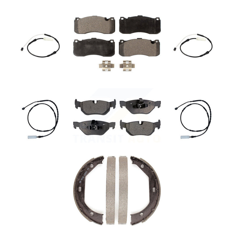 Positive Plus KPW-101305 Disc Brake Pad for 2013 BMW 328i - Front and Rear