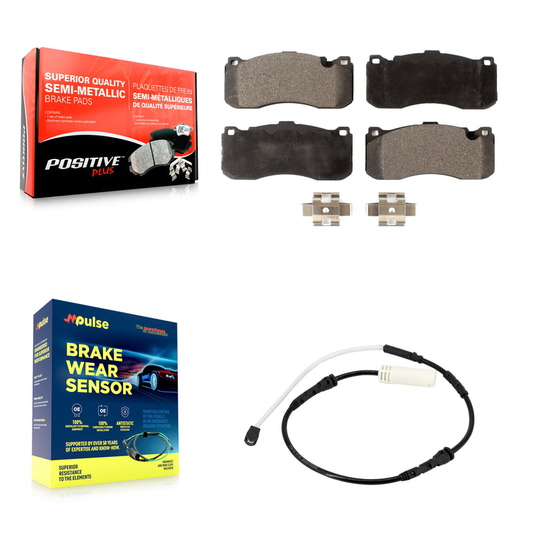 Positive Plus KPW-101320 Disc Brake Pad for 2013 BMW 328i - Front