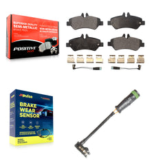 Positive Plus KPW-101329 Disc Brake Pad for 2010-2018 Freightliner Sprinter 3500, Freightliner Sprinter 2500 - Rear