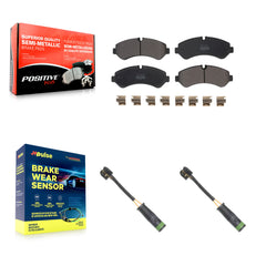 Positive Plus KPW-101335 Disc Brake Pad for 2020-2023 Freightliner Sprinter 3500XD, Freightliner Sprinter 4500 and More - Rear