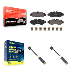 Positive Plus KPW-101336 Disc Brake Pad for 2020-2023 Freightliner Sprinter 3500XD, Mercedes-Benz Sprinter 3500XD, Mercedes-Benz Sprinter 4500 - Rear