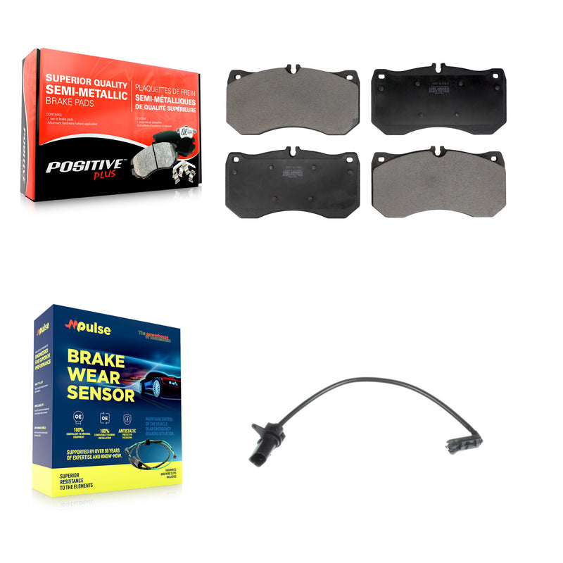 Positive Plus KPW-101381 Disc Brake Pad for 2013-2018 Audi S6, Audi S7, Audi S8 - Front