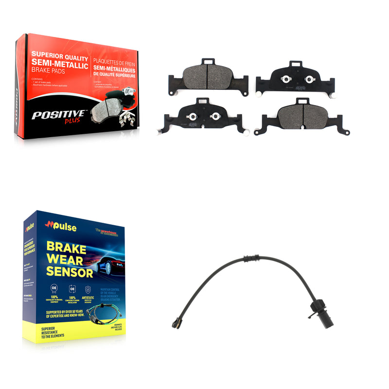 Positive Plus KPW-101385 Disc Brake Pad for 2020 Audi Q5 - Front
