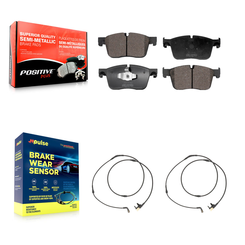 Positive Plus KPW-101401 Disc Brake Pad for 2017-2024 Land Rover Range Rover Velar, Jaguar F-Pace - Front